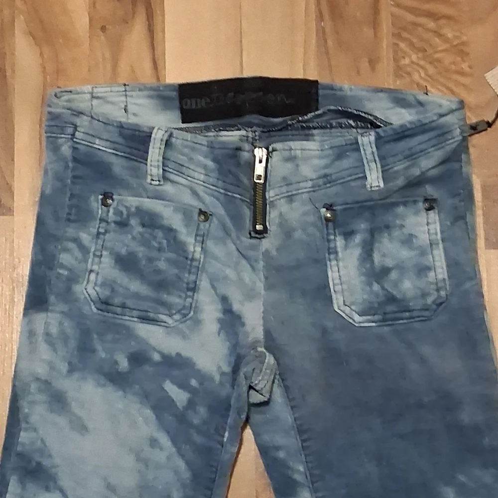 Oneteaspoon Tie Dye Cord Ziggy's Super Flare Bell Bottom Pants - Picture 3 of 11